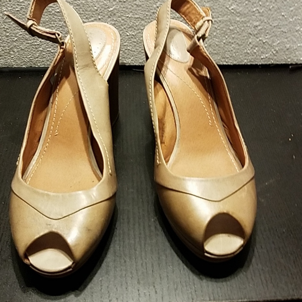 Fossil Shoes With Peep Toe View 2